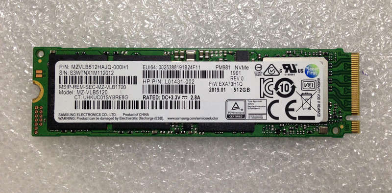 Samsung MZ-VLB5120 PM981 NVME 512GB M.2 2280 SSD (SOLID STATE DRIVE)