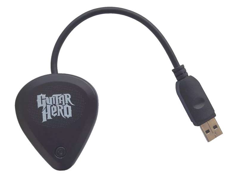 Ps3 guitar hero III - les paul wireless dongle receiver red octane 95121.806