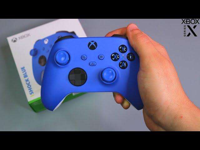 Xbox series x/s Controller-  Shock Blue - in the box
