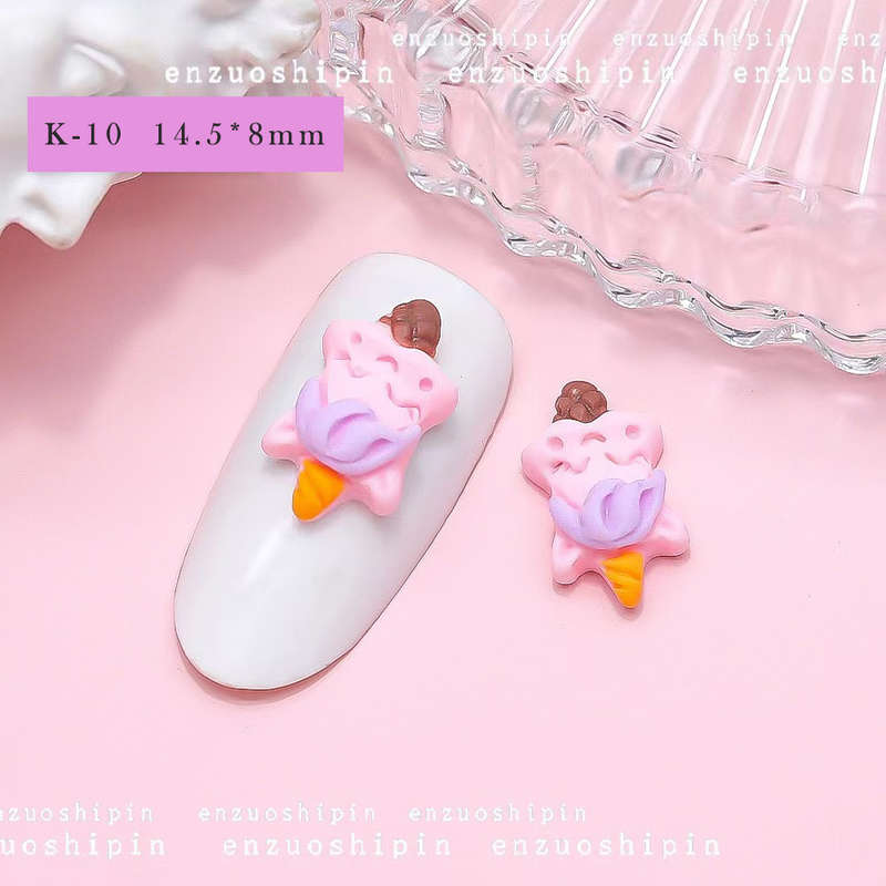 Ice Cream & Donuts Nail Art Decoration 20pcs - K-10