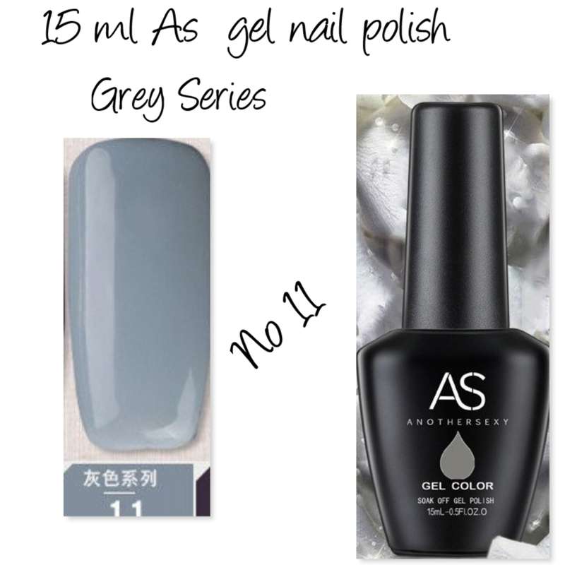 AS UV/LED Gel Polish 15ml - Grey Series  no 11