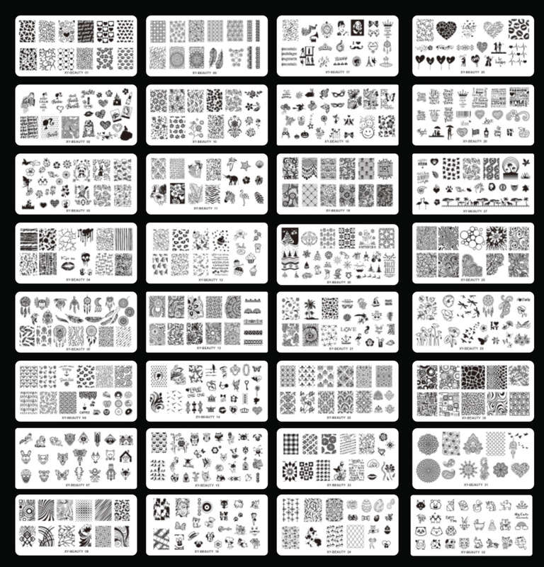 Stamping Plate XY-Beauty message number