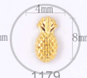 Tropical Nail Alloy Decoration sold per one -   1179
