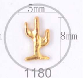 Tropical Nail Alloy Decoration sold per one -    1180