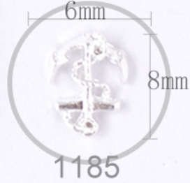 Tropical Nail Alloy Decoration sold per one -    1185