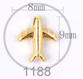 Tropical Nail Alloy Decoration sold per one -    1188