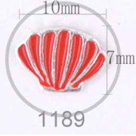 Tropical Nail Alloy Decoration sold per one -    1189