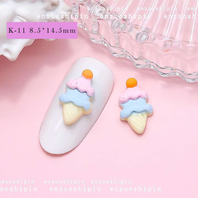 Ice Cream & Donuts Nail Art Decoration 20pcs - K-11