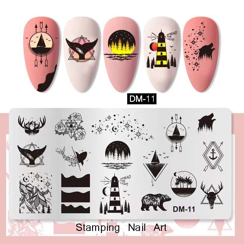 DM Stamping Plate message number