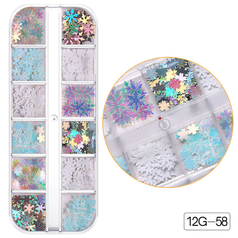 12G-58 12 Grids Nail Decoration