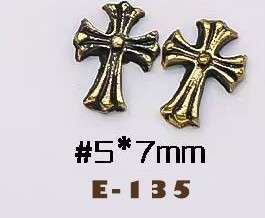 Vintage Bronze Metal 10pcs -  E-135 - Bronze
