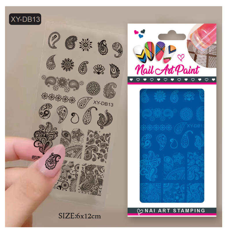 Stamping Plate XY-DB 6*12cm -  XY-DB 13