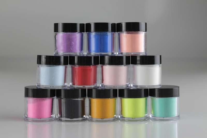 Acrylic 12 colours 10ml powder SET A