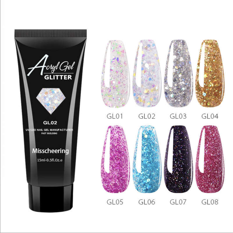 Glitter Poly Gel 15ml message number