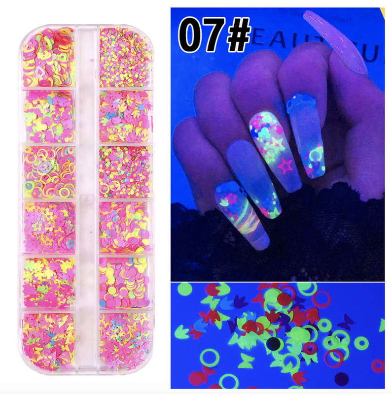 12pcs Butterfly Decoration - 07 ( Luminous )