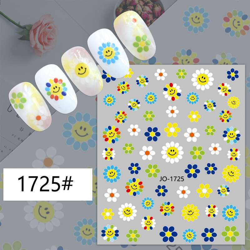 TNA Sunflower Nail Sticker 8*10cm  JO-1725