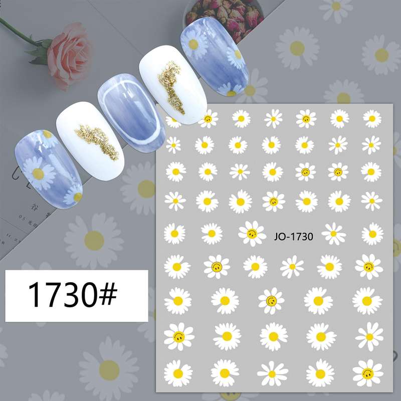 TNA Sunflower Nail Sticker 8*10cm  JO-1730