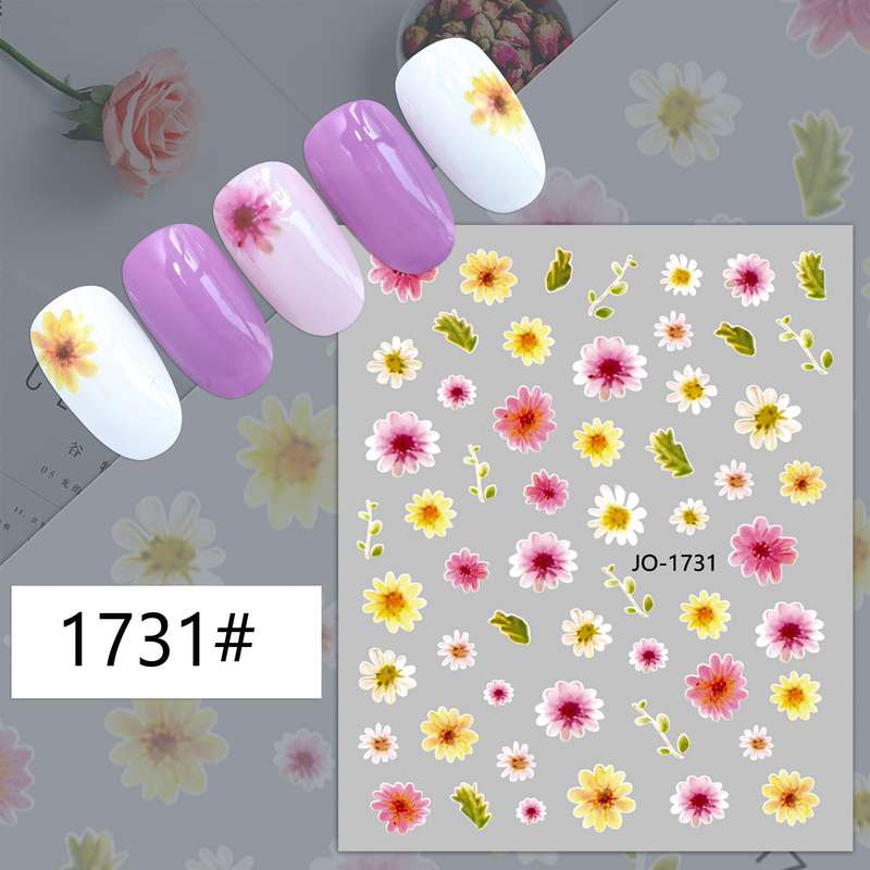 TNA Sunflower Nail Sticker 8*10cm  JO-1731