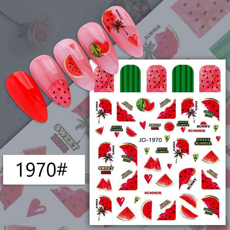 TNA Fruit World Nail Sticker8*10cm  JO-1970