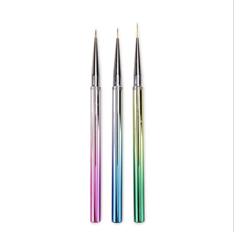 3pcs gradual colour Striping Brush