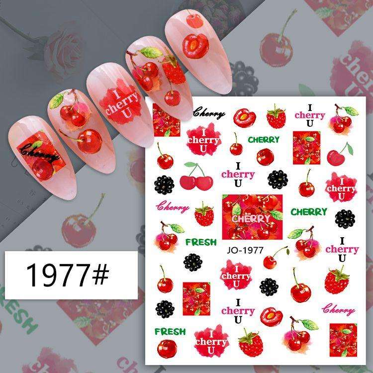 TNA Fruit World Nail Sticker8*10cm  JO-1977