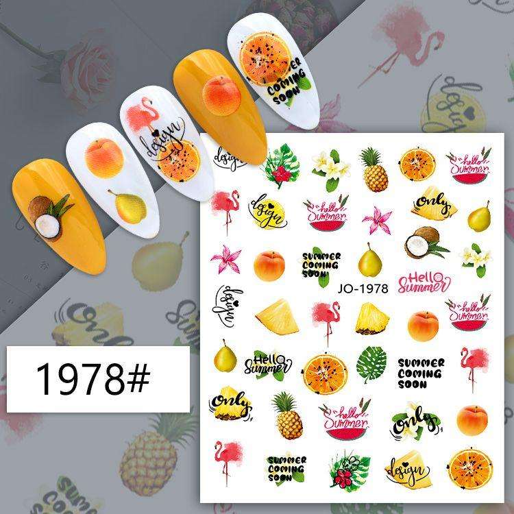 TNA Fruit World Nail Sticker8*10cm  JO-1978