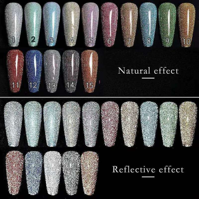 Vandeeni Diamond Chipping UV/LED Gel Polish 15ml- message number