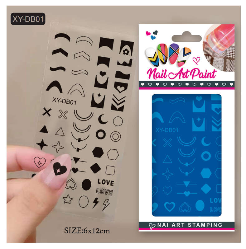 Stamping Plate XY-DB 6*12cm -  XY-DB 01