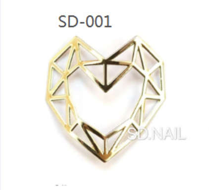 Clearance Sale - Metal Slice Nail Jewelry 10pcs -1