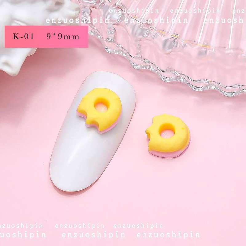 Ice Cream & Donuts Nail Art Decoration 20pcs - K-01