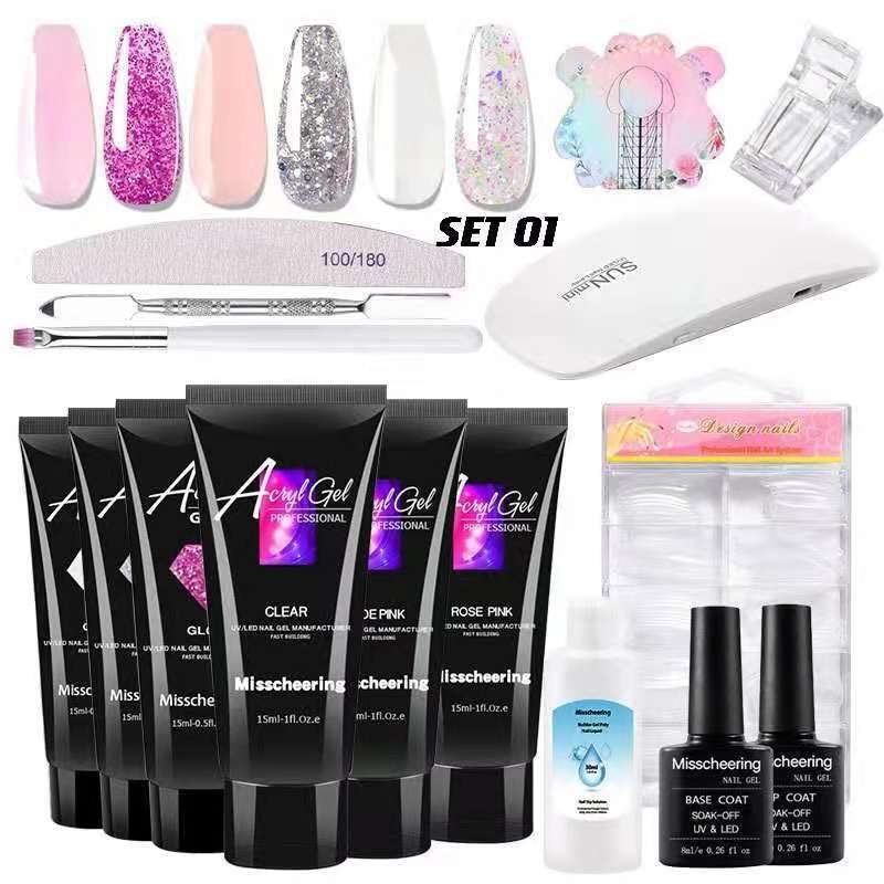 Poly Gel Set 16pcs   Set 01