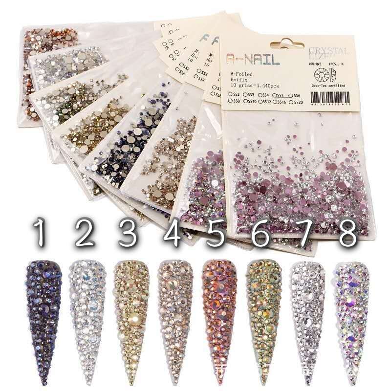 1720pcs Flat Bottom Rhinestone - 5