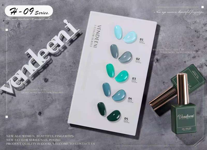 Crazy Promotion - Vendeeni UV/LED Gel Polish 15ml H09 5pcs/Set