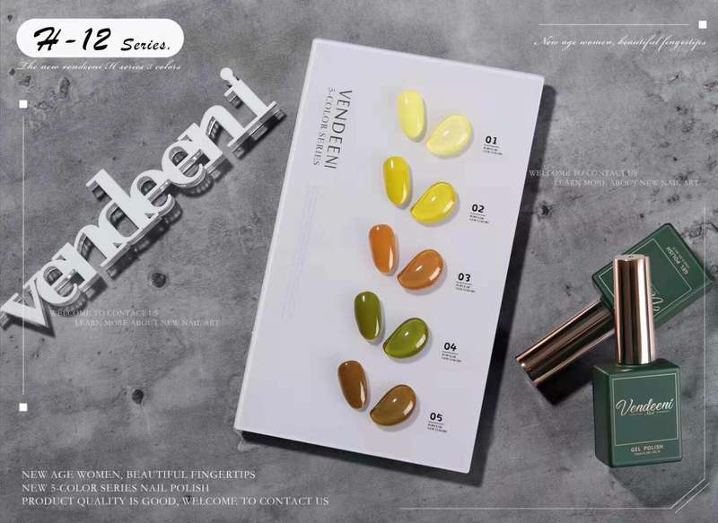 Crazy Promotion - Vendeeni UV/LED Gel Polish 15ml H12 5pcs/Set