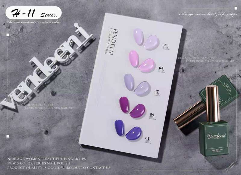 Crazy Promotion - Vendeeni UV/LED Gel Polish 15ml H11 5pcs/Set