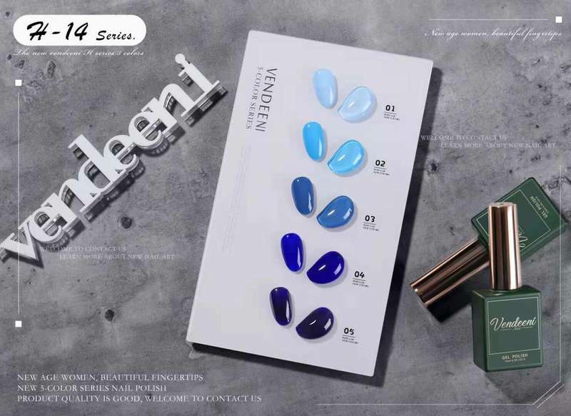 Vendeeni UV/LED Gel Polish 15ml H14 message color number