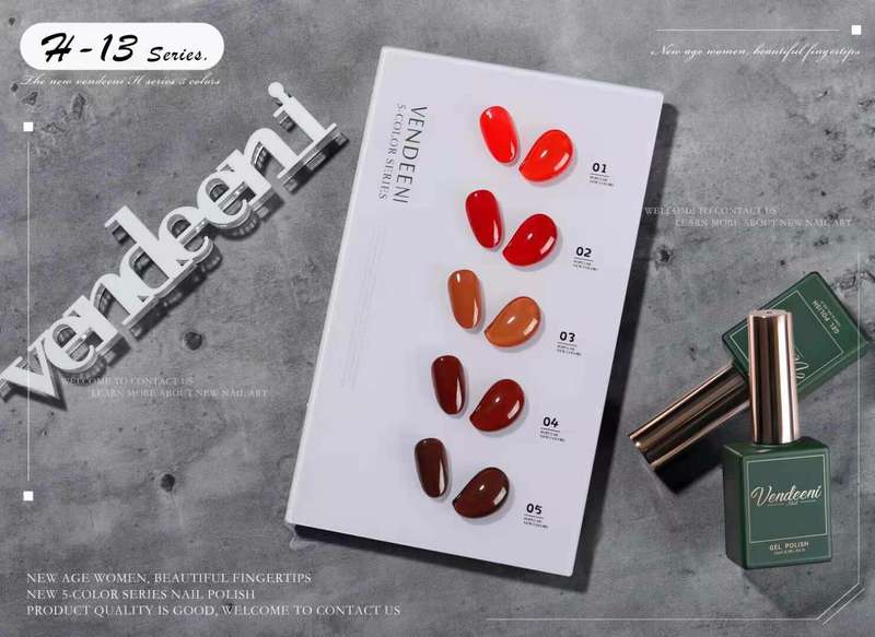 Crazy Promotion - Vendeeni UV/LED Gel Polish 15ml H13 5pcs/Set