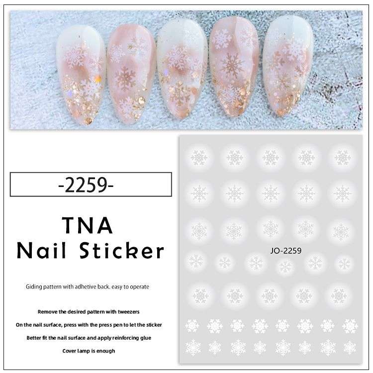 Nail Sticker -  Snow Christmas 2259