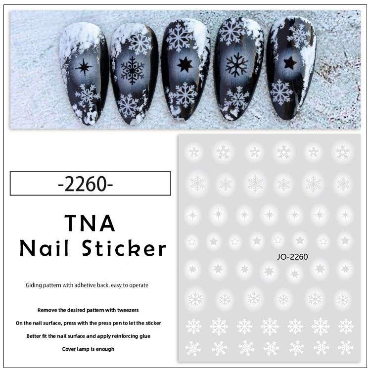 Nail Sticker -  Snow Christmas 2260
