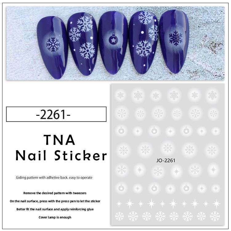 Nail Sticker -  Snow Christmas 2261