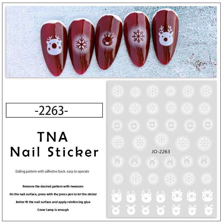 Nail Sticker -  Snow Christmas 2263