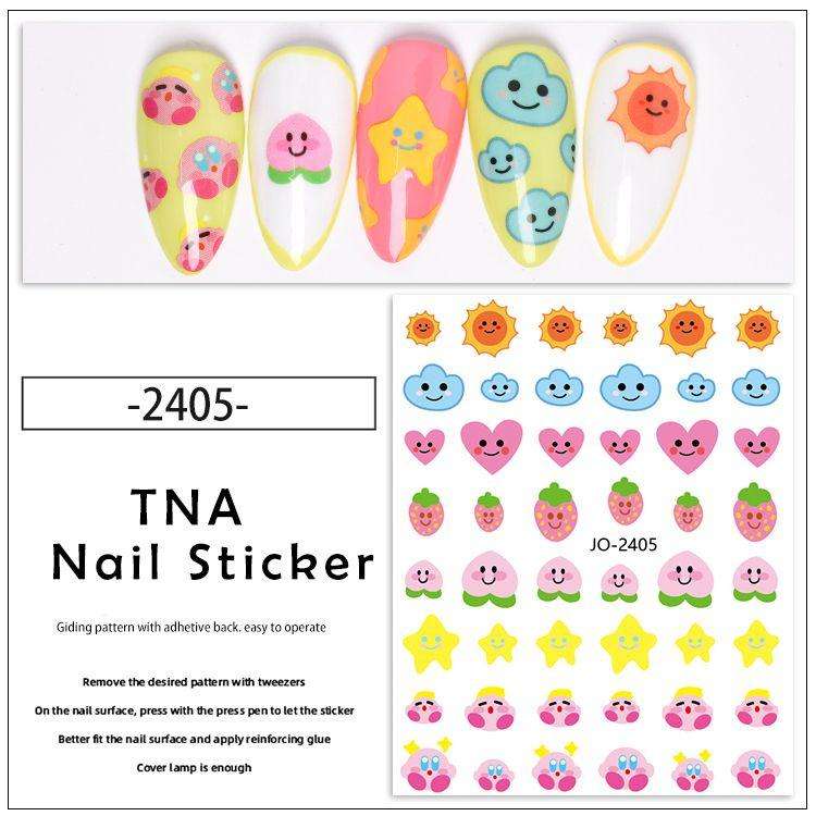 TNA Cute Cartoon Nail Sticker 8*10cm  JO-2405