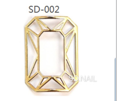 Clearance Sale - Metal Slice Nail Jewelry 10pcs -2