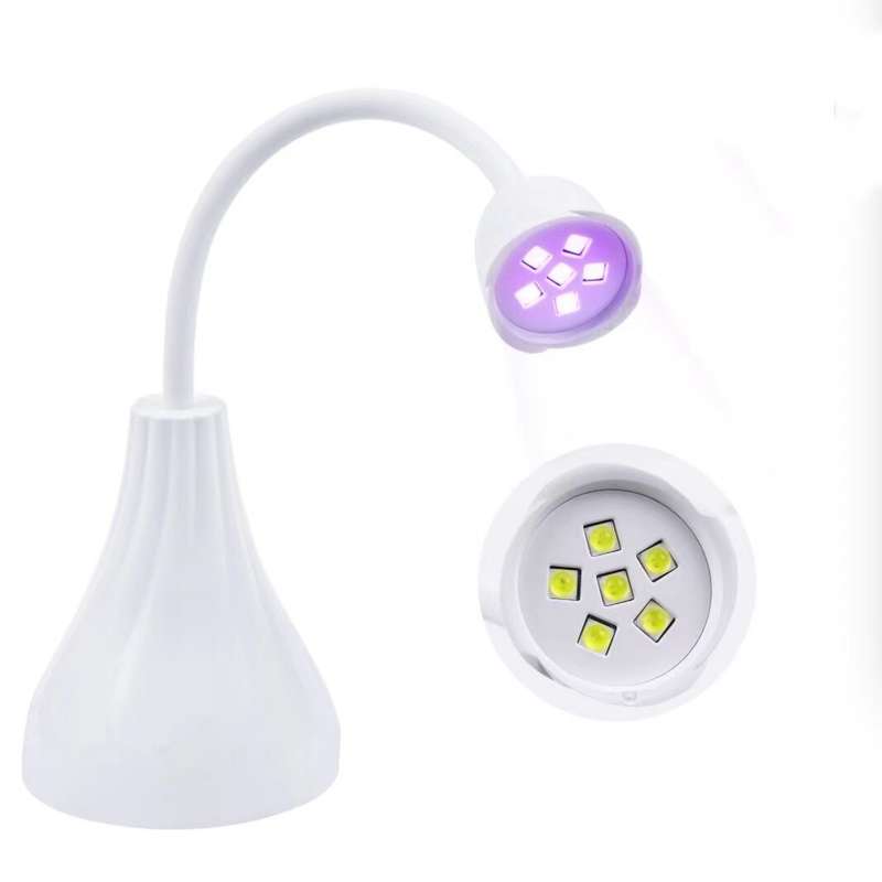 Rechargeable UV&LED Rose lamp 18W ( USB Cable ) pink