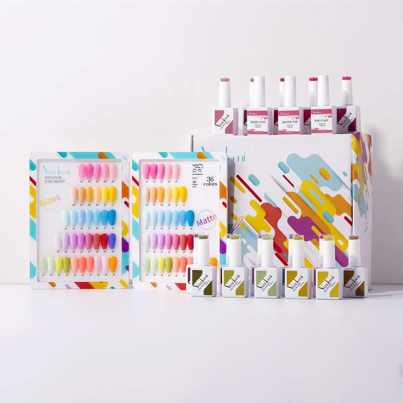 Vendeeni 36 Colors + 3 Gel with classic color chart Set 2