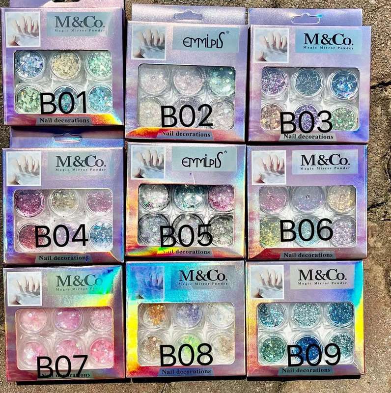 Clearance Sale - B Flake Nail Art Decoration * 5pcs send randomly