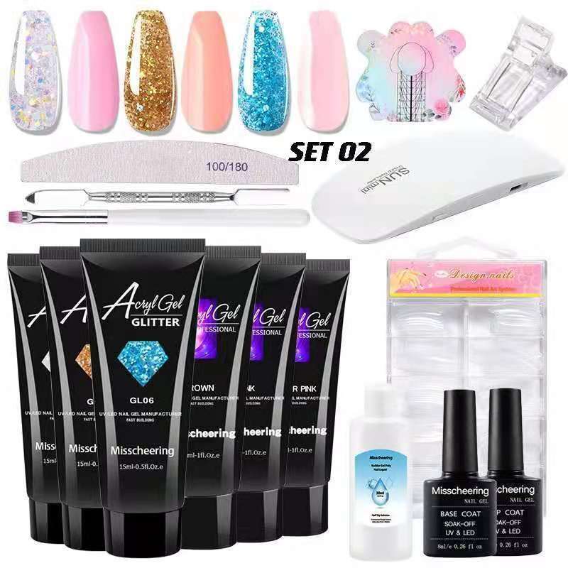 Poly Gel Set 16pcs   Set 02