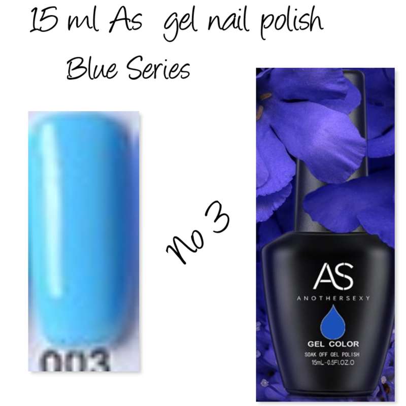 AS UV/LED Gel Polish 15ml - Blue Series no 3
