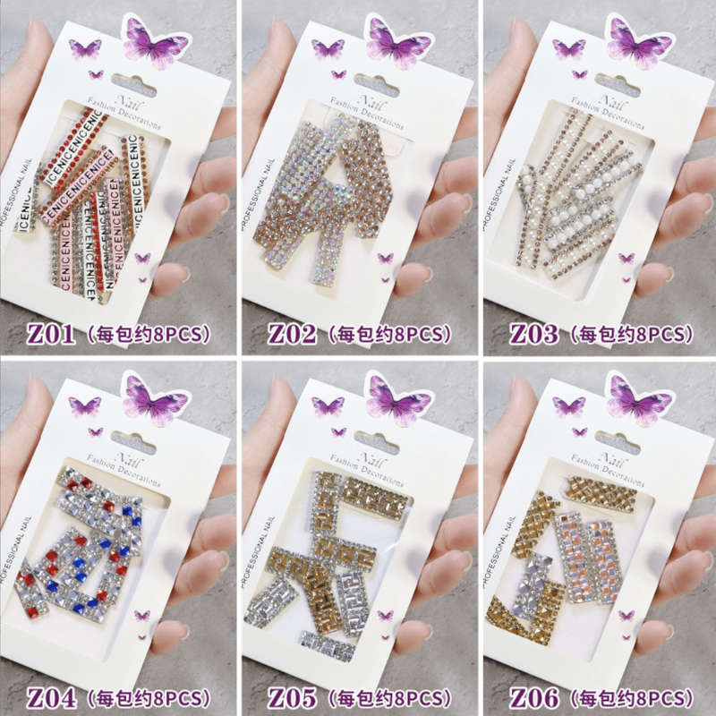 Clearance Sale - Nail Decorations Rhinestone Stickers ( Buy One Get One For FREE )