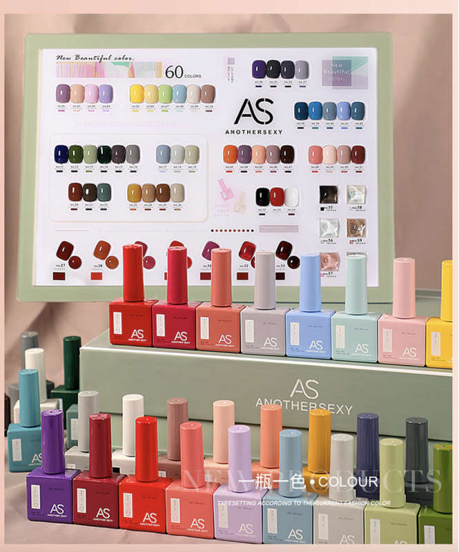 AS 63pcs Gel Polish Set ( Include One Colour Chart )
